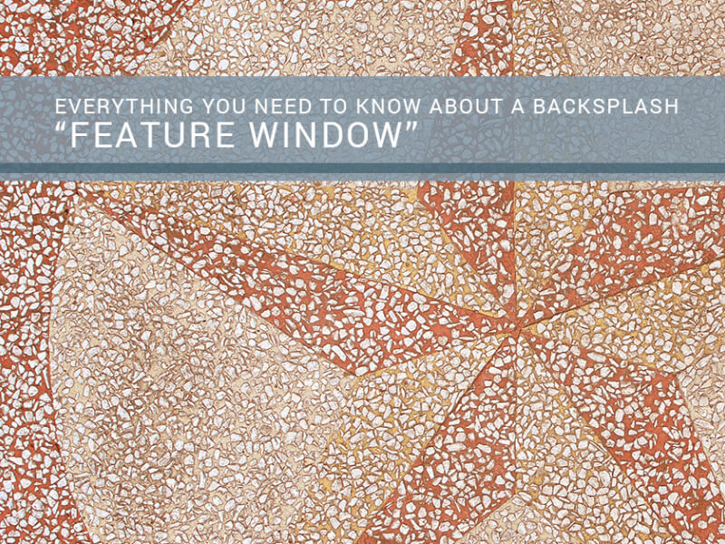 Tile Backsplash Display “Windows”